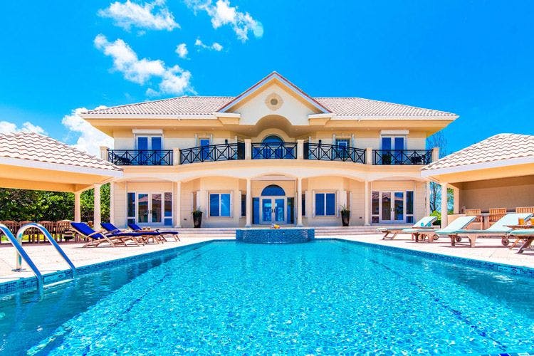 Blue Water villa Cayman Islands villas with pools