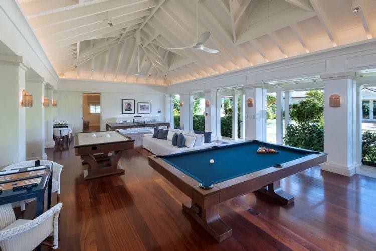 The Great House Mullins Bay villas with game rooms
