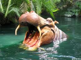 A Hungry Hippo at Disney's Jungle Cruise A Hungry Hippo at Disney's Jungle Cruise