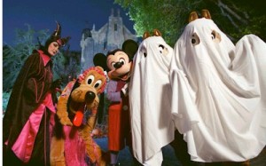 Disney characters at Mickey