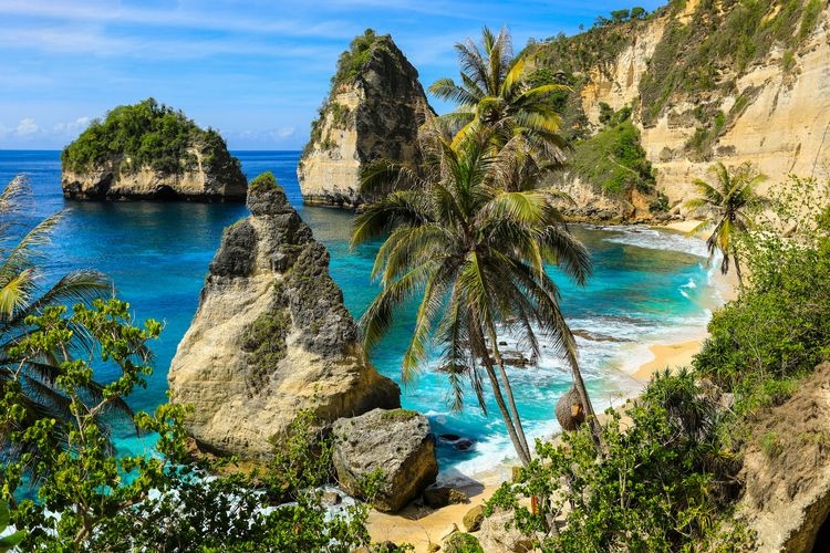Thailand vs Bali, coastline, palms, beach, Top Villas