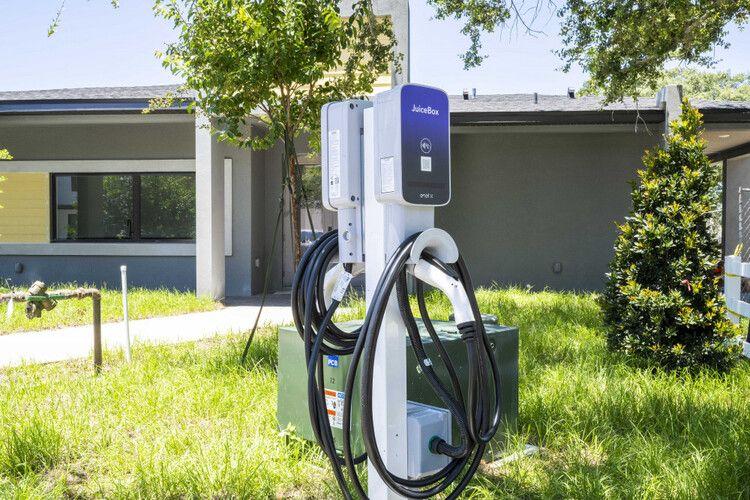 The Hub at Westside resort amenities, EV charging, Top Villas