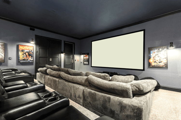 Home theatre in Bear's Den 1700