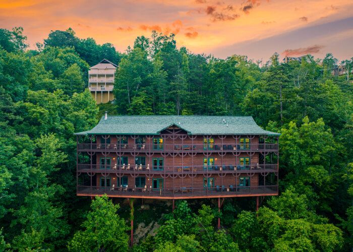 Aerial view of Gatlinburg 36