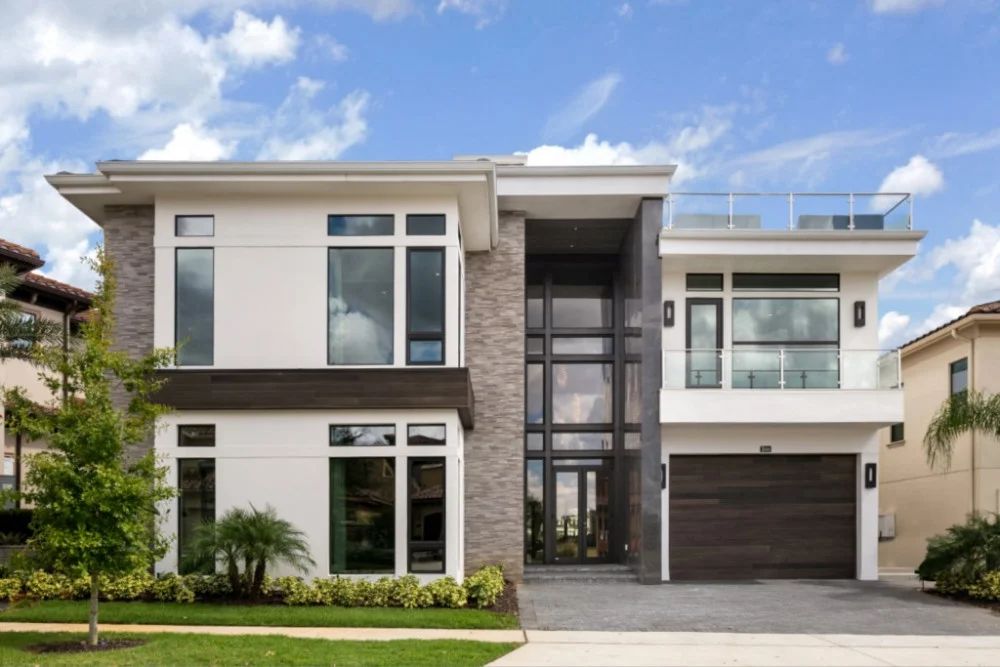 Reunion Resort 1200 Signature home Top Villas Orlando exterior front of home