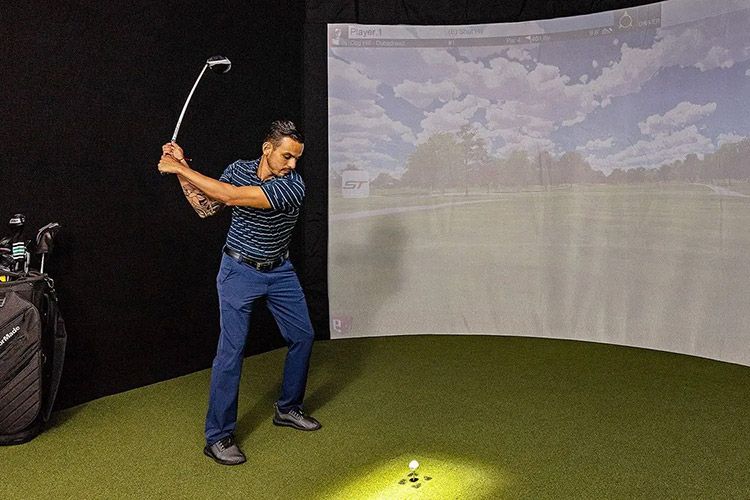 Villas with golf simulators