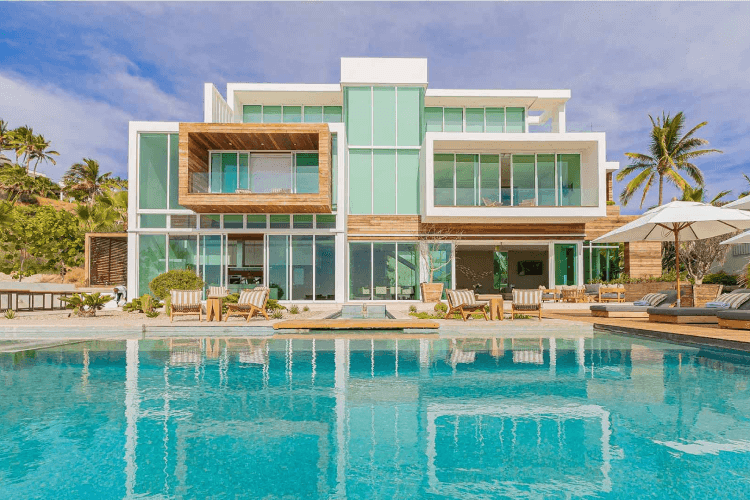 Pool view of Casa Ocho, Mexico