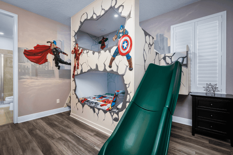 Themed bedroom in Reunion Resort 146