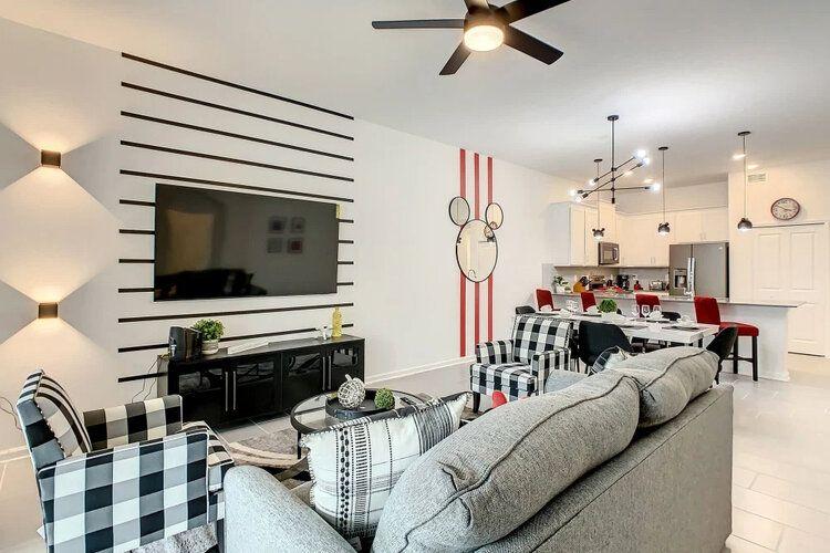 2 bedroom apartments near Disney World, Championsgate 2166 living room