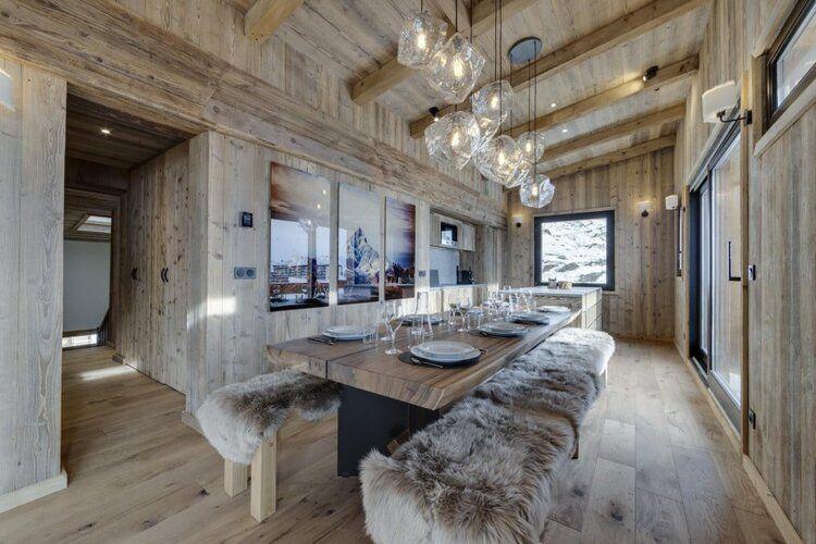 4 bedroom apartments in Tignes, dining, Tignes 8, Top Villas