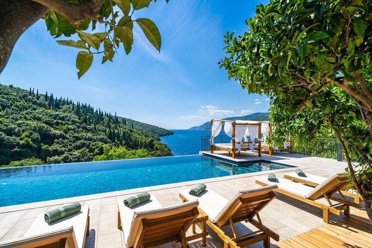 4 bedroom villas in Croatia, Molunat 3 pool views, Top Villas
