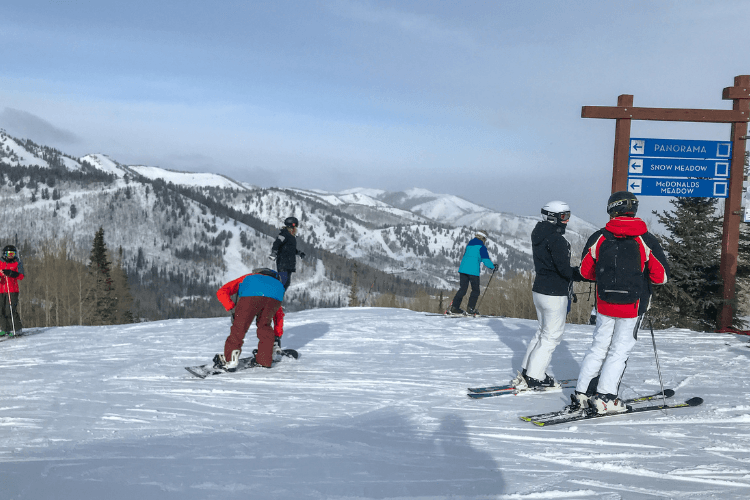 Advanced and expert ski terrain