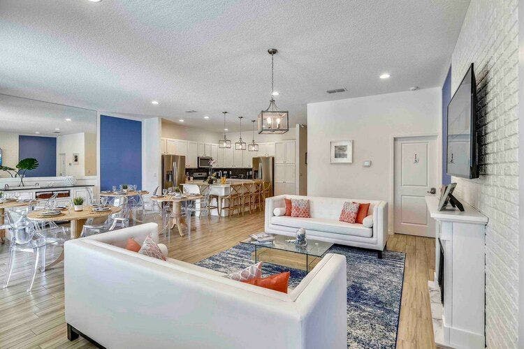 The stylish living room in Bella Vida 144