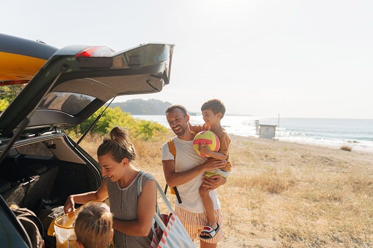 Best states for family road trip beach