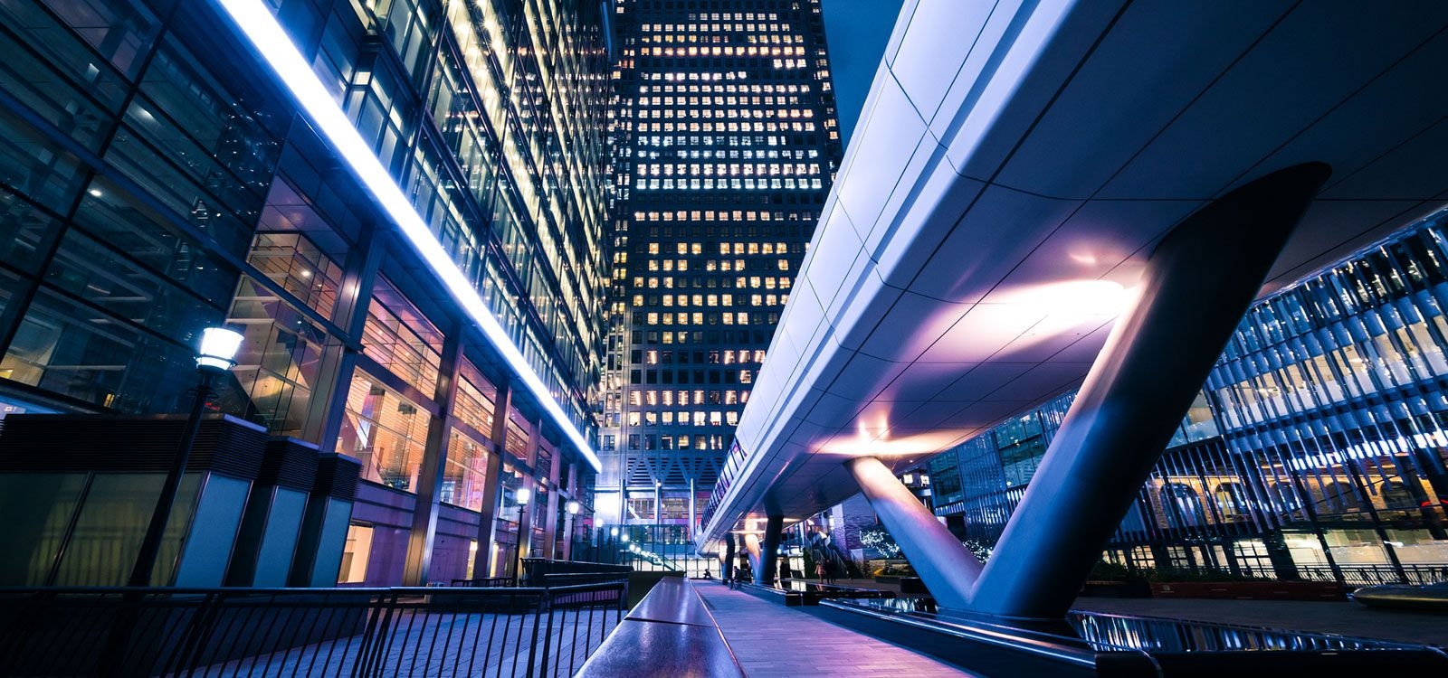 Canary Wharf Winter Lights