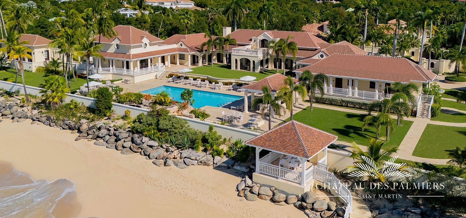 Chateau des Palmiers beach house rentals