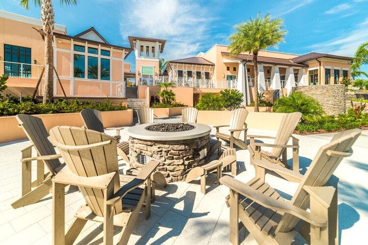 The clubhouse at Solara will enhance your stay in our Solara resort vacation homes