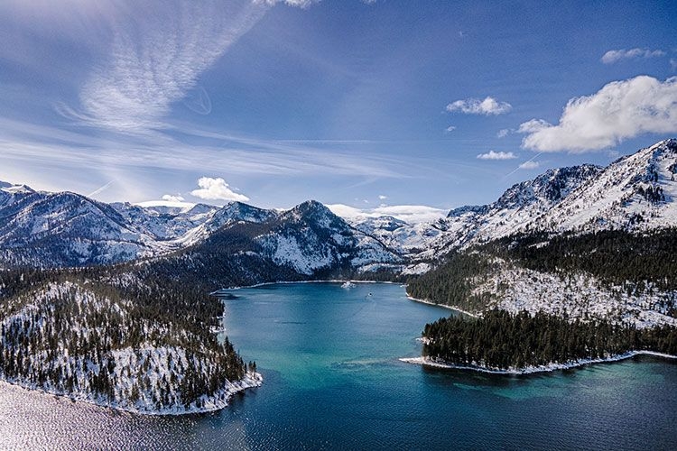 December in Lake Tahoe