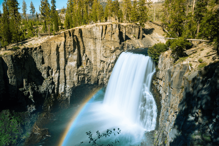 Devils Postpile Rainbow Falls