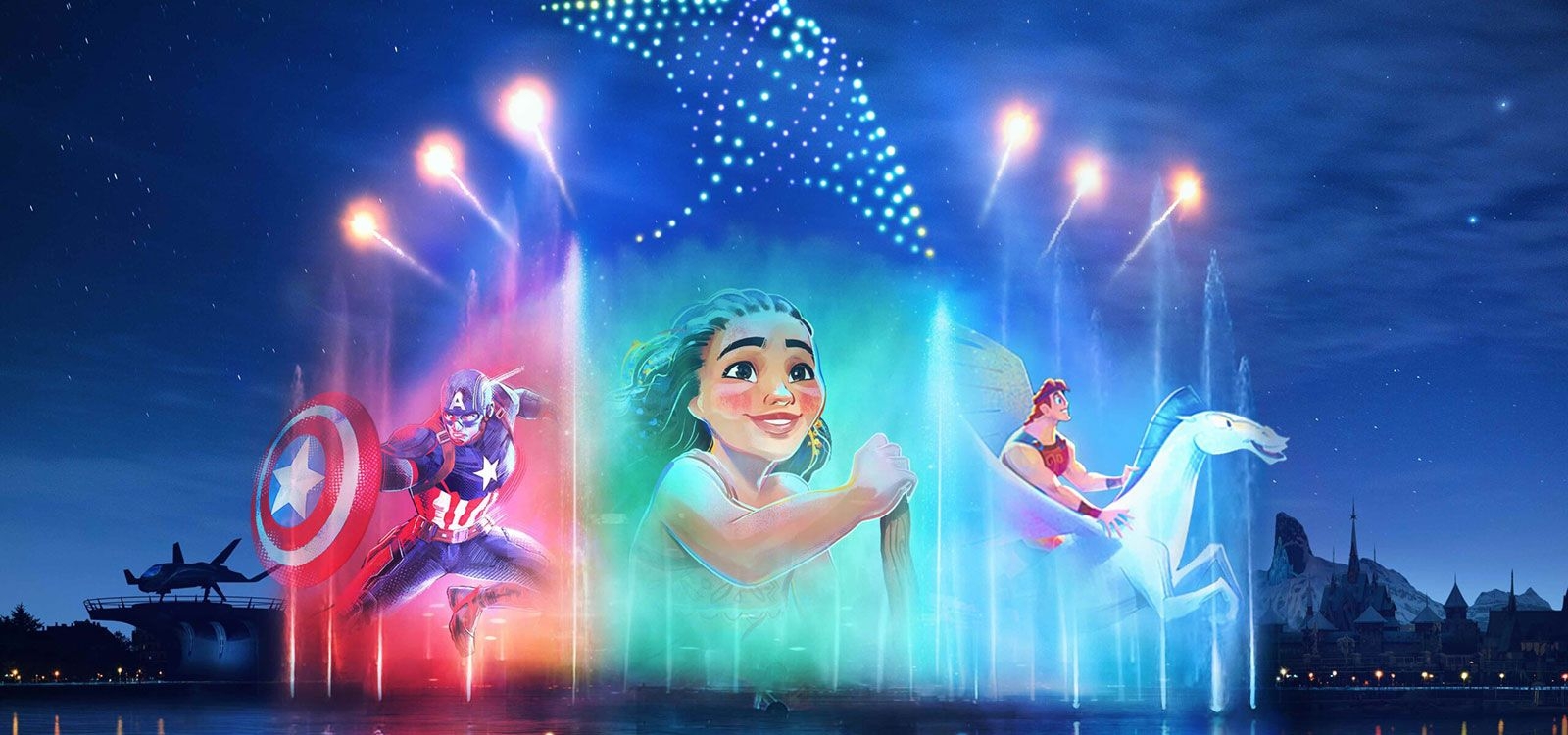 Disney Cascade of Lights Paris 2026