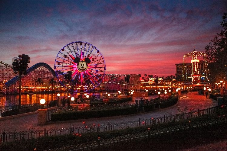 Disney and attractions near California