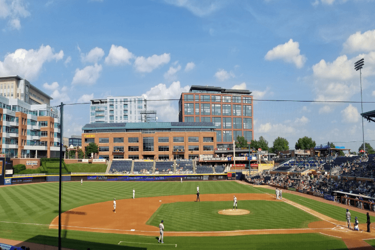 Durham Bulls baseball game.