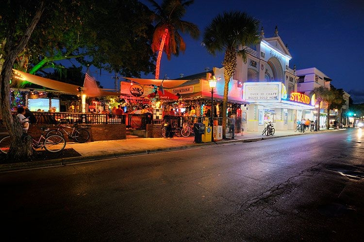 Duval Stree at night