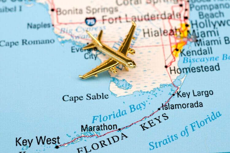 A Florida Keys map for getting to and around