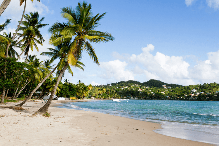 Laborie Beach Best Black Sand Beaches