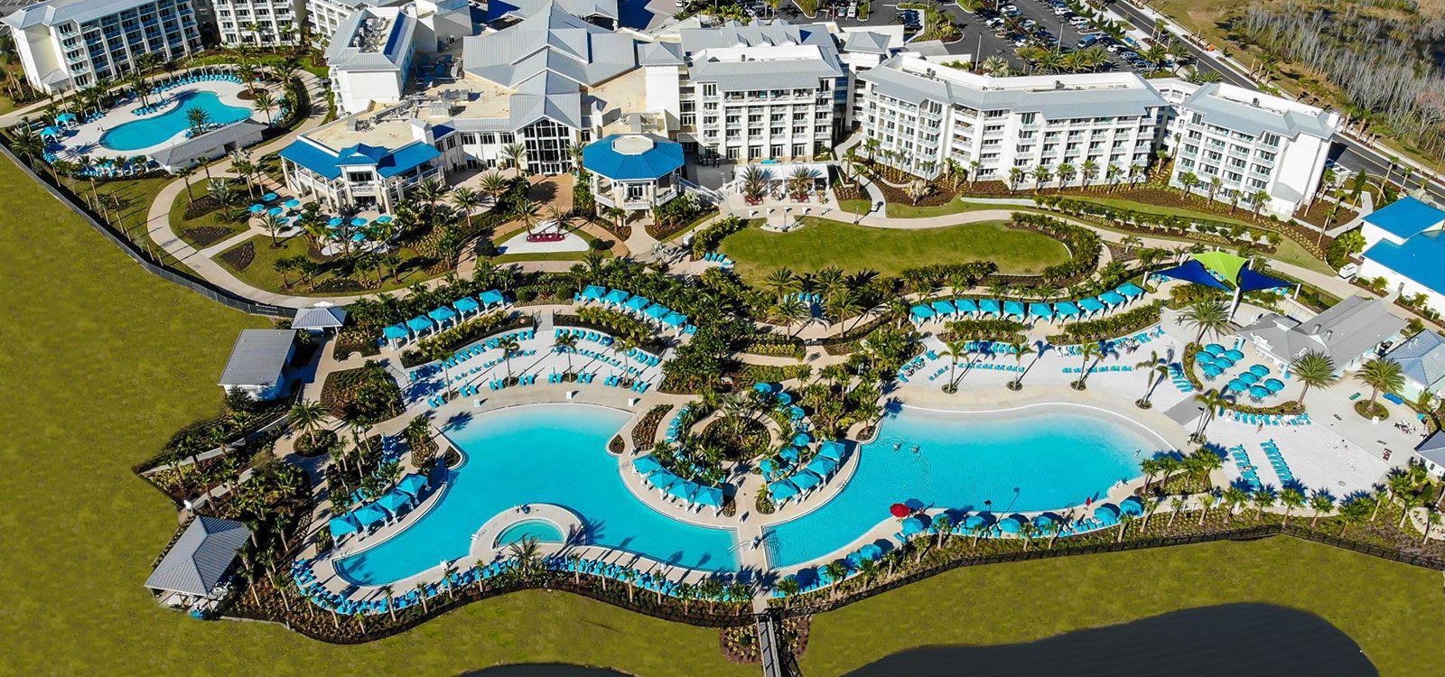 Margaritaville Resort 5 bedroom villas, resort view, Top Villas