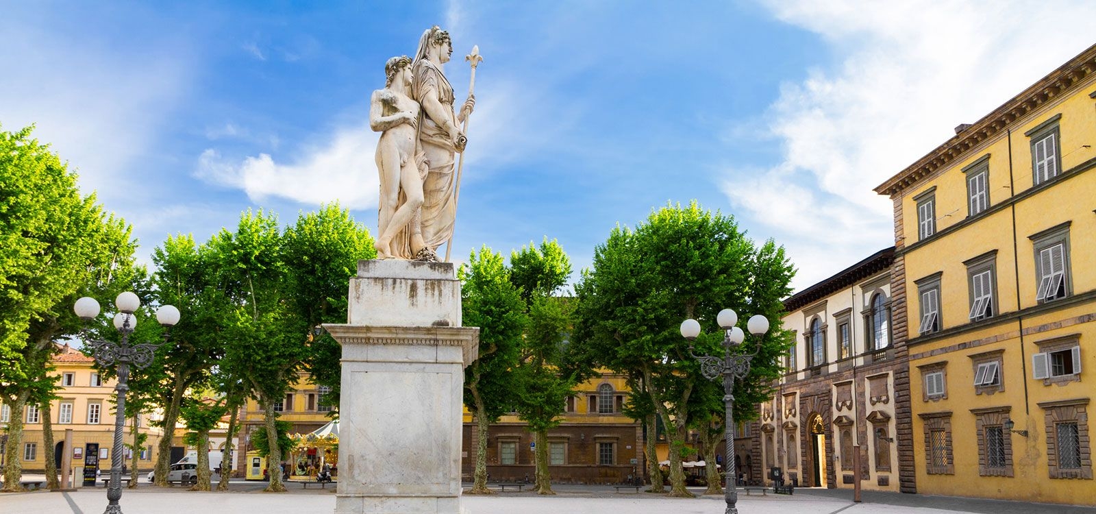 Piazza Napoleone, Lucca, Italy