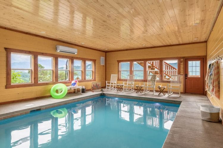 Pigeon Forge cabins with indoor pools at Pigeon Forge 78 by Top Villas