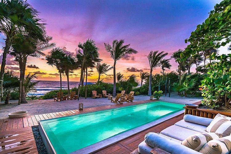 Vacation rental in Tulum with a pool