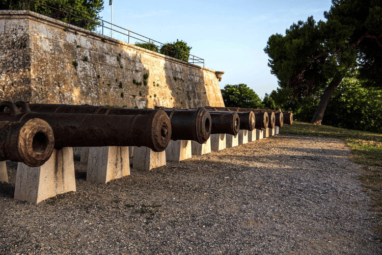 Pula's old fortifications