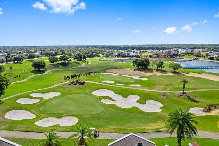 Orlando golf resort villa, views of the Arnold Palmer Legacy Golf Course