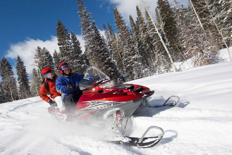 Snowmobiling in Vail