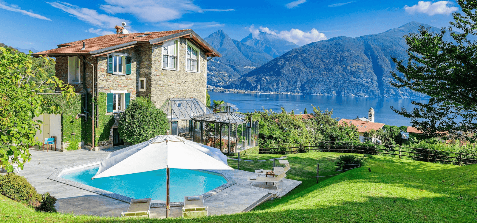 Villa La Dolce Lake como villas with pools