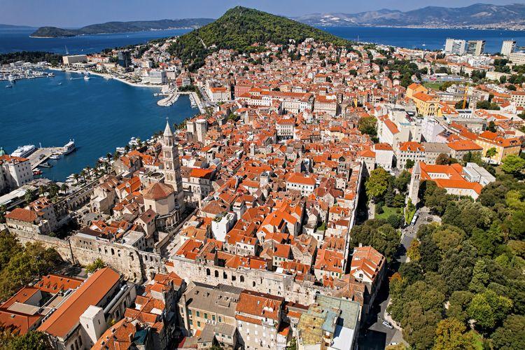Things to do in Split, aerial view