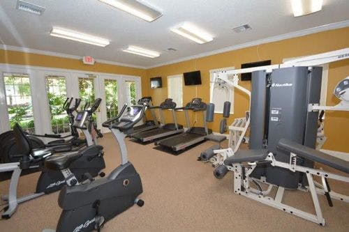 Solana Resort gym with exercise equipment