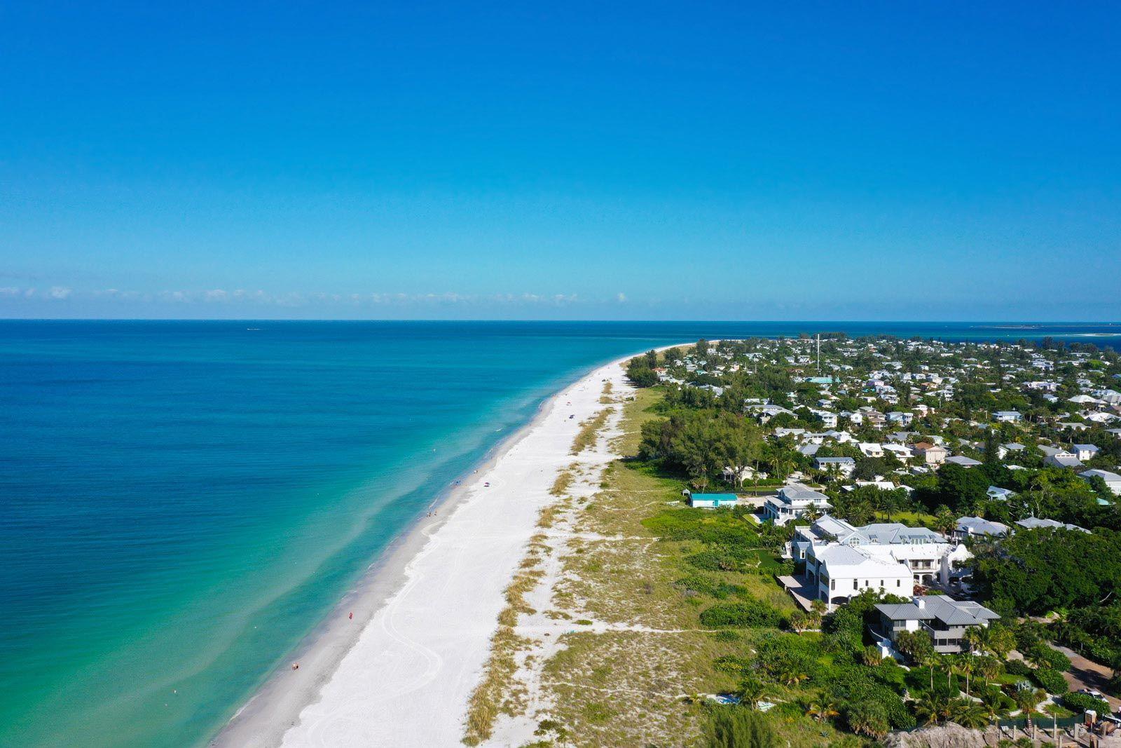 Anna Maria Island white sand beach