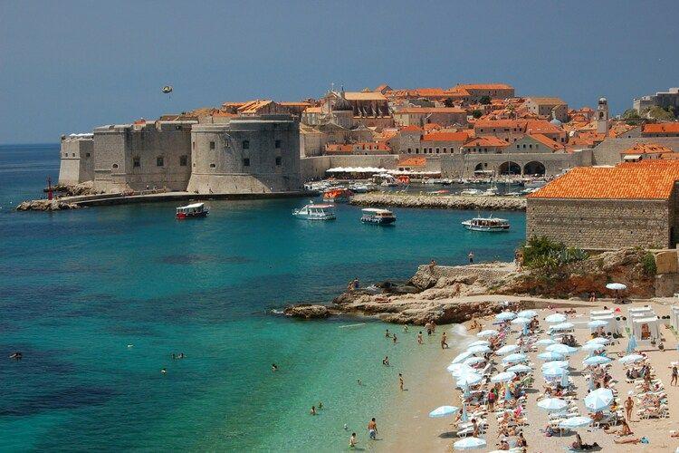 Best beaches in Dubrovnik, famous city beach, Top Villas