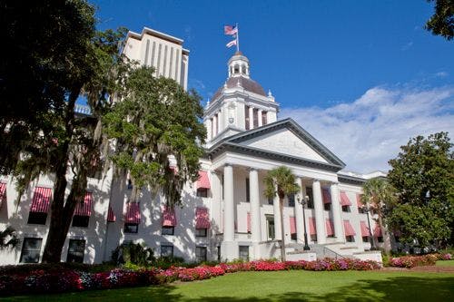 Florida Capitol building in Tallahassee
