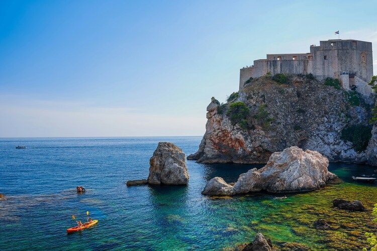 Things to do in Croatia, kayaking in Dubrovnik