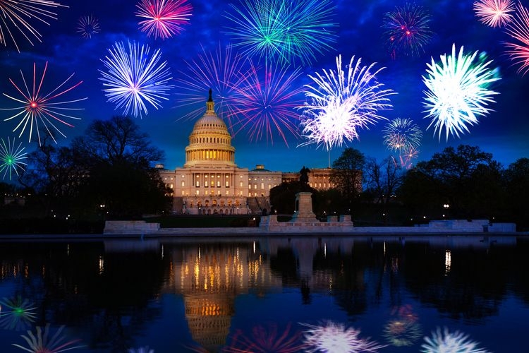 Best time to visit Washington DC, fireworks for Fourth of July, Top Villas