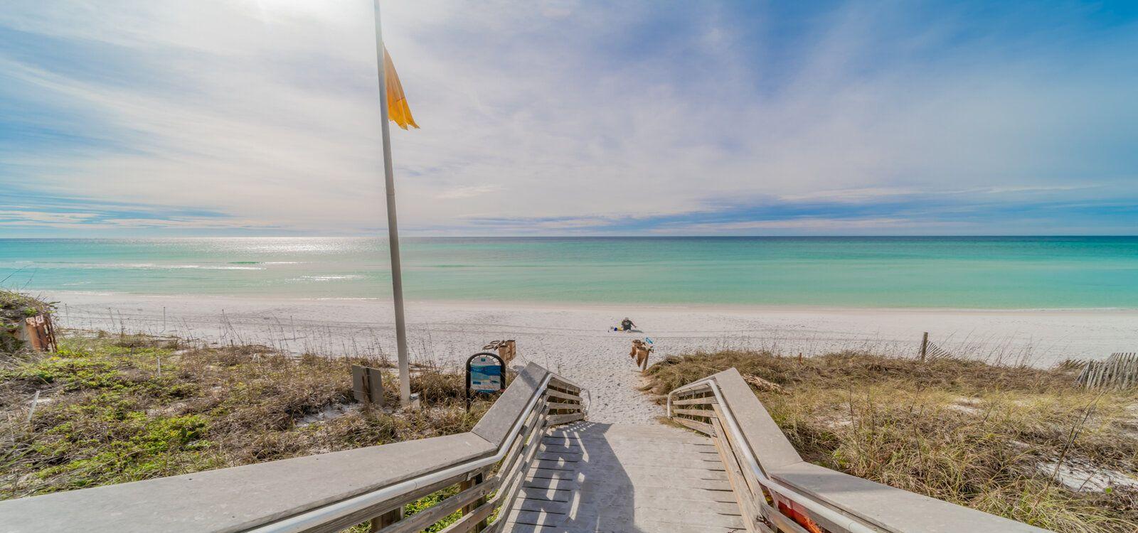 View of Blue Mountain Beach