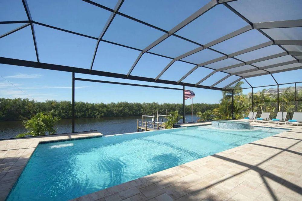 Cape Coral vacation rentals with pool, Cape Coral 301 pool view