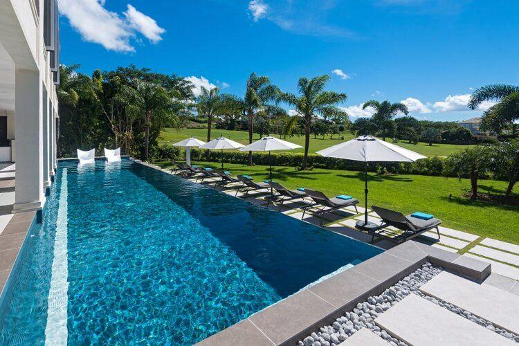 Caribbean villa resorts, view from Seaduced in Royal Westmoreland, Barbados