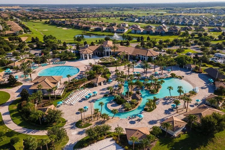 Champions gate resort view, restaurants