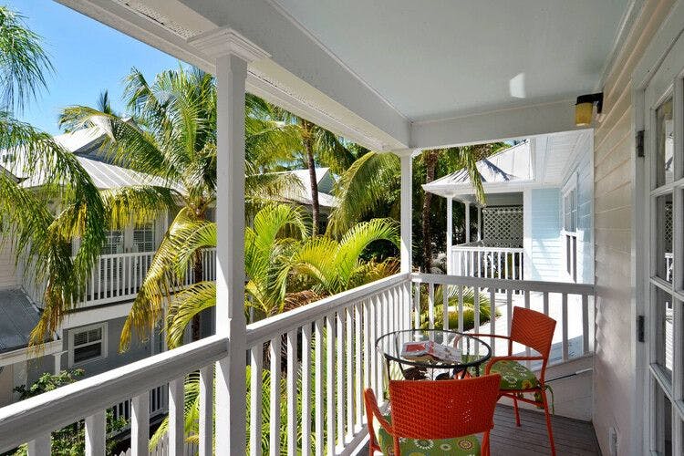 Scenic balcony view from Key West 17 condo