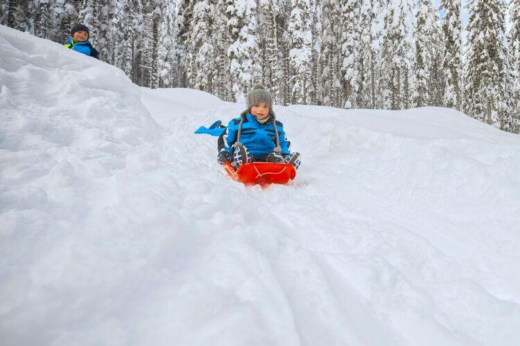 Courchevel Village 1500 chalets, toboggan, Top Villas
